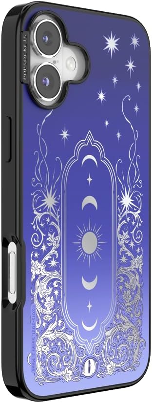 PopSockets iPhone 16 Plus Phone Case with MagSafe, Wireless Charging Compatible, Bookish - Mirror Curse Breaker