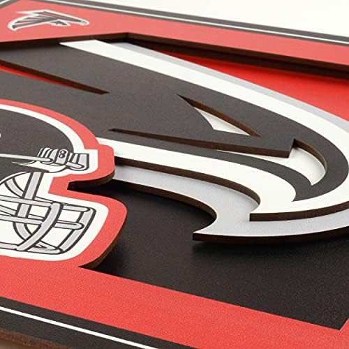 YouTheFan NFL Atlanta Falcons 3D Logo Series Wall Art