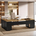 Tribesigns 86" L-Shaped Executive Office Desk, Extra Large Home Office Desk