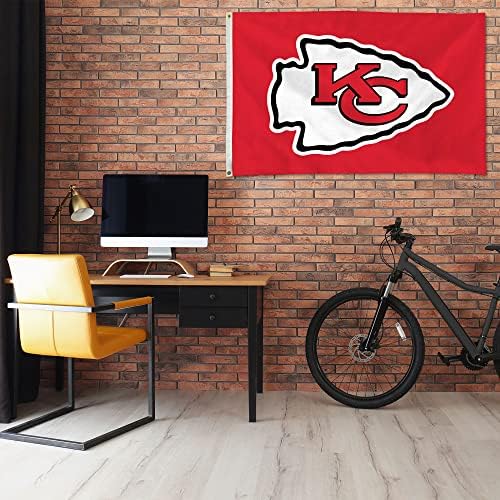 NFL Rico Industries Standard 3' x 5' Banner Flag Single Sided - Indoor or Outdoor - Home Décor