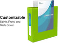 Staples Heavy-Duty 3-Inch D-Ring View Binder, Reinforced Spine, Holds Up to 600 Sheets, Chartreuse, for Office & School