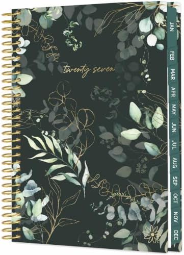 bloom daily planners 2027 Pocket Planner (January 2027 - December 2027) - 4” x 6” MINI Weekly Monthly Agenda Organizer & Calendar Year Book - Green Eucalyptus