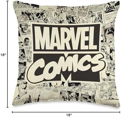 Marvel Comics Retro Comic Panels Throw Pillow