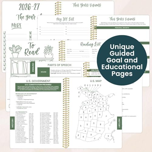 Daisy by bloom daily planners 2026-2027 Academic Year Student Planner (July 2026 - July 2027) - Elementary Through Middle School Calendar Agenda Book - 7” x 9" - Butter Yellow Daisies