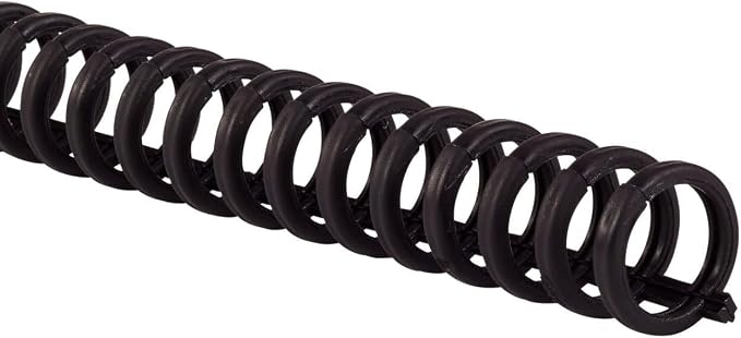 GBC Binding Spines/Spirals/Coils, 1/2" Diameter, 85 Sheet Capacity, ProClick, Black, (2515660) (Pack of 250)