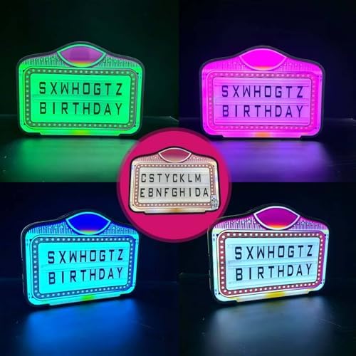 Acrylic Letter Card for VIP Bottle Service, 52 PCS
