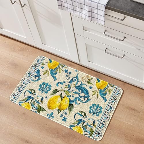 Kitchen Rugs and Mats,Washable Non-Slip Floor Mats Door Mat