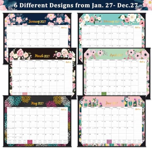 2027 Desk Calendar - JAN 2027 - DEC 2027, 12 Month Large Desk Calendar 2027