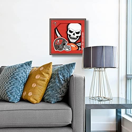 YouTheFan NFL Tampa Bay Buccaneers 3D Logo Series Wall Art
