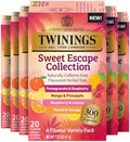 Twinings Sweet Escape Fruity Herbal Tea Variety, 20 Count, Pack of 6