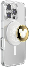 PopSockets Phone Grip for MagSafe, Magnetic Holder- Pearl Mickey | Removable, For Kindle / Android / iPhone, With Magnet, Disney, Mickey Mouse, Minnie, Enamel, Designs