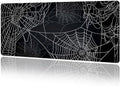 Halloween Spider Webs Desk Mat Large Gaming Mouse Pad Cozy