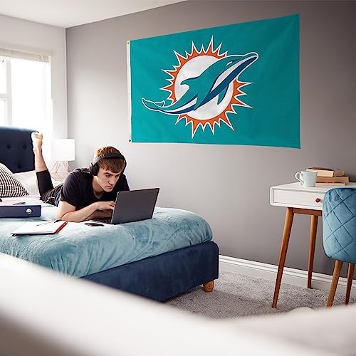 NFL Rico Industries Standard 3' x 5' Banner Flag Single Sided - Indoor or Outdoor - Home Décor