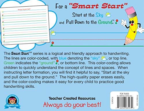 Teacher Created Resources Smart Start K-1 Writing Paper: 360 Sheets (TCR76503)