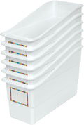 Really Good Stuff Durable Book & Binder Holders - 6 Pack - White
