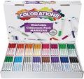 Colorations Washable Markers, Set of 256, 16 Colors, Non-Toxic | Bulk Art Supplies for Kids, Classroom Coloring Kit, Crafting Materials
