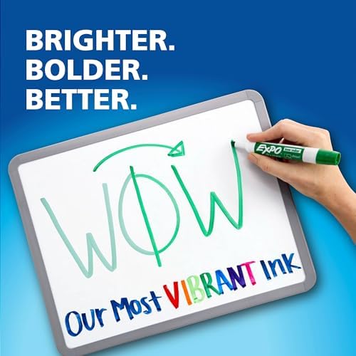 EXPO Dry Erase Markers, Low Odor Ink, Assorted Colors, Chisel Tip, 36 Count