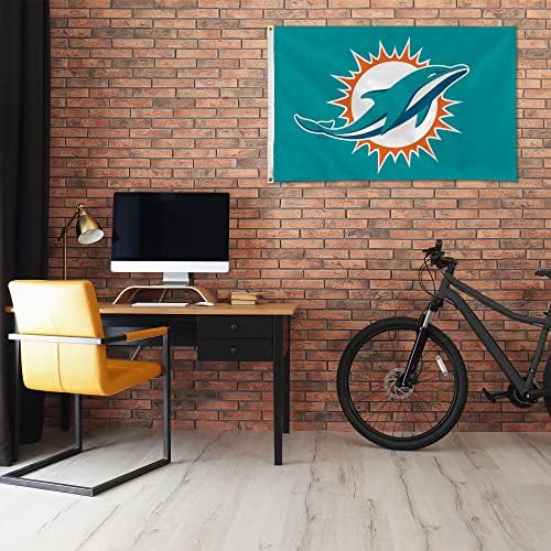 NFL Rico Industries Standard 3' x 5' Banner Flag Single Sided - Indoor or Outdoor - Home Décor