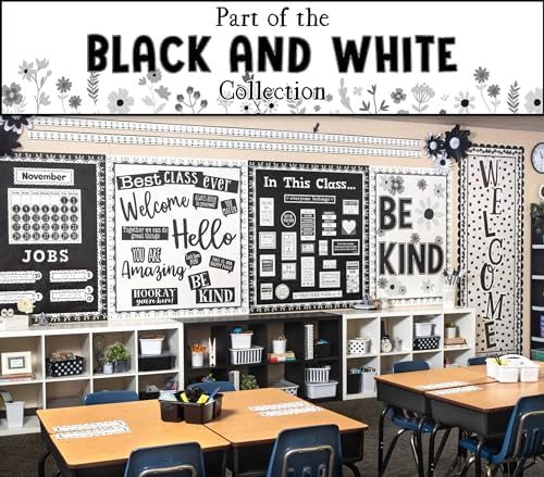 Teacher Created Resources Black Painted Dots on White Better Than Paper® Bulletin Board Roll (TCR77460)