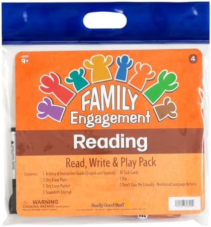 Really Good Stuff Family Engagement Reading, Read, Write & Play Pack