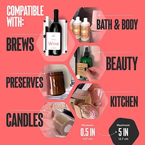 The Label Ledge – Original Patented Candle Label Applicator Tool (Made in USA) | Precise Label Placement Tool for Jars, Bottles & Candle Vessels