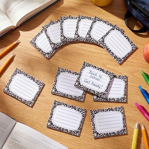 Composition Book Sticky Notes Teacher Note Pad Classroom Cutouts