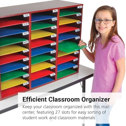 Really Good Stuff Classroom Mailbox Organizer, 27 Slot