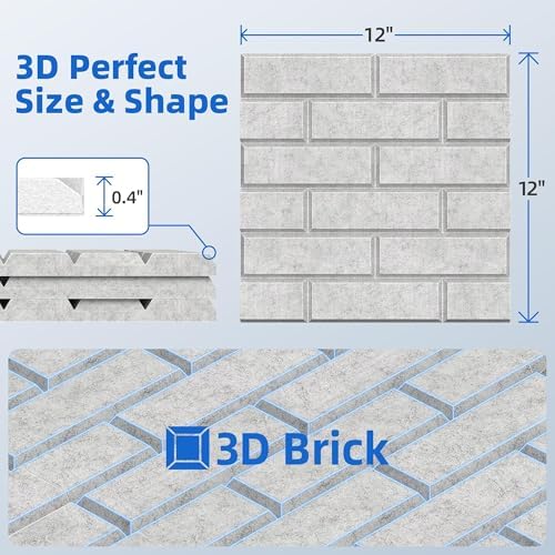 20 Pack Acoustic Panels with Self Adhesive Sound Proof Foam Panels for Wall