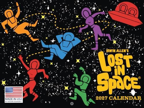 Lost In Space Calendar 2027 Monthly Wall Calender 12 Month