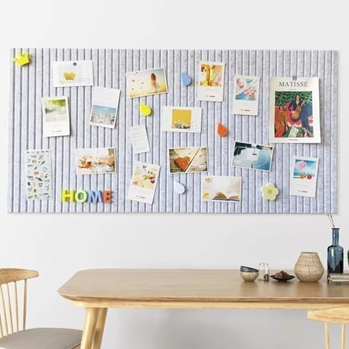 Large Felt Wall Tiles Cork Boards for Office Cubicle, 47"x35" Felt Photo Board Bulletin Tiles Pin Board for Walls Home Decor, Noise Reduction Boards Panels Fors Notes Memos, 12-Pack, Purple