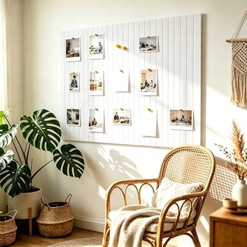 Felt Bulletin Board for Wall, White – 6 Pack Cork Board Alternative