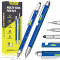 11 in 1 Multitool Pen Set, Blue, 2 Pack