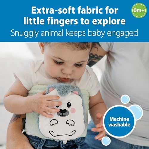 Dr. Brown's Infant Gripebelt Heated Belly Band, Soothe Baby's Tummy with Gentle Warmth and Compression, Hedgehog, 0m+ (Pack of 6)