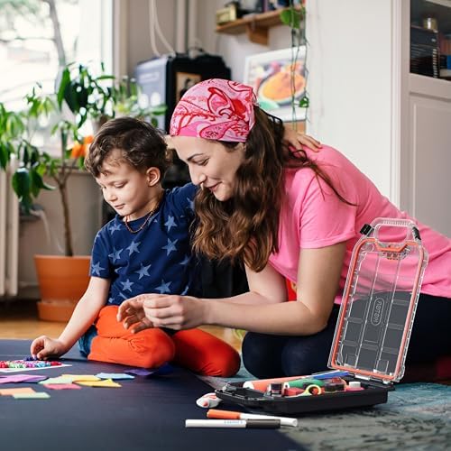 Keter Stack N' Roll 2 Pack Half Organizer Storage Box