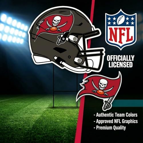 NFL Logo & Helmet 2 Pack Yard Sign Set