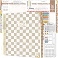 bloom daily planners 2027 Hardcover Goal & Vision Planner (January - December 2027) - Monthly & Weekly Calendar Year Agenda Organizer - 7.5" x 9" - Checkered, Café