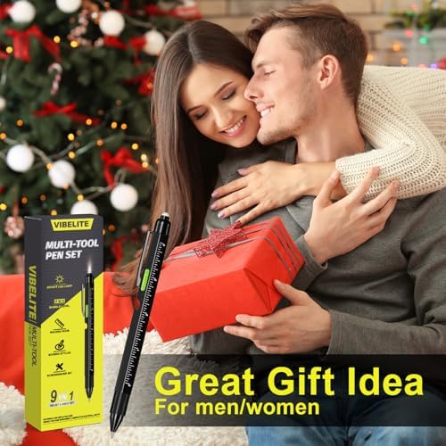 9 in 1 Multitool Pen Set, Black, 1 Pack