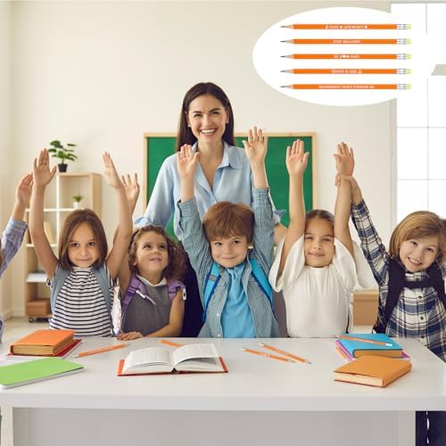 AmazingSpark 100 Pcs Anti Bullying Awareness Pencil Bulk Against Bullying