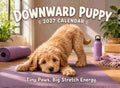 Downward Puppy Cute Puppies Funny Yoga Poses 2027 Calendar