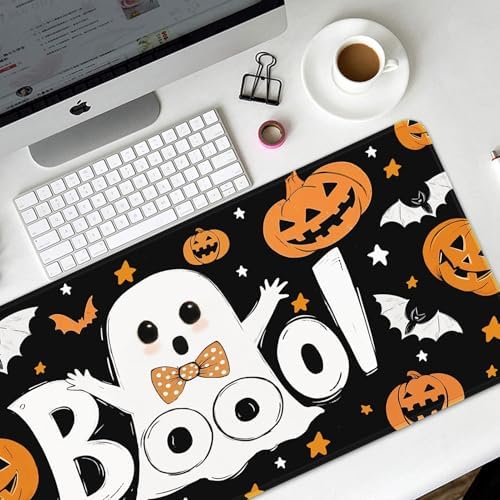 Britimes Large Mouse Pad, Mouse Pad, 31.5 x 15.7 Inch, Halloween Spooky