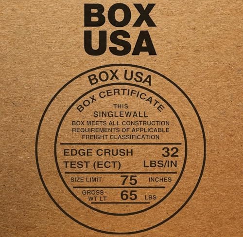 BOX USA B101010SK Corrugated Boxes, 10" L x 10" W x 10" H, Kraft (Pack of 500)