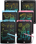 6 Pack LCD Writing Tablet, 8.5 Inch Writing Tablet for Kids, Colorful Screen Doodle Board Drawing Tablet, Digital Drawing Pad, Learning Educational Toys for Girls Boys, Pink*2+Blue*2+Black*2