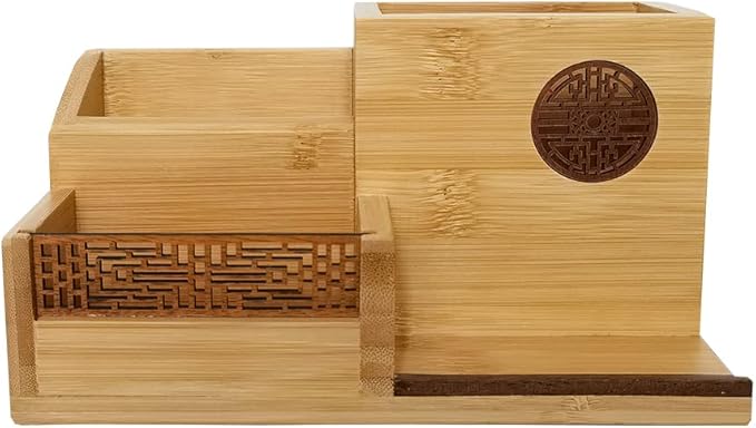 Japanese-Style Multi-Function Desk Supplies Organisers for Makeup Jewelry Office Stationery Accessories School Pen Pencil Cell Phone Business Cards Remote Control
