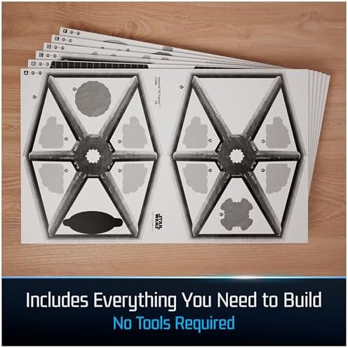 4D Build Star Wars Imperial TIE Fighter 3D Puzzle Model Kit for Adults