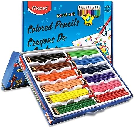 Maped - Color'Peps - Triangular colored pencils - 240 count