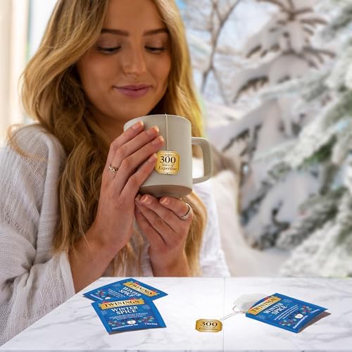 Twinings Winter Spice Camomile Apple Spiced Herbal Tea Bags, 20 CT (6 Pack)