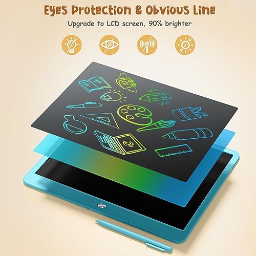 Kidopire LCD Writing Tablet for Kids, 15 Inch Doodle Board, Kid Drawing Pad