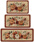 Artoid Mode Corn Fall Kitchen Mats Set of 3-17"x29"+17"x36"+17"x47"