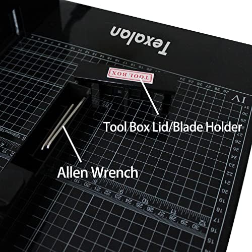 Heavy Duty Guillotine Paper Cutter - 400 Sheets Capacity, A4 12" Stack Paper Trimmer, Steel Base, Black