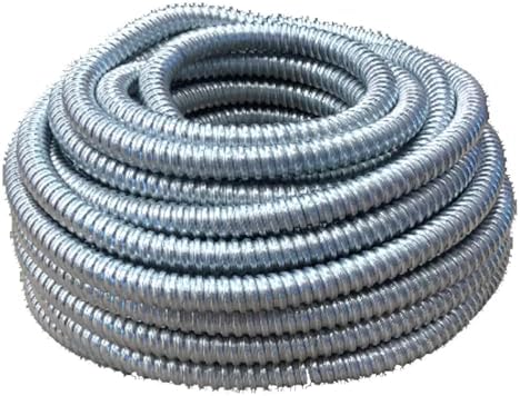 Woods 55082121 25-Feet 1/2-Inch Alflex-Type RWA Reduced Wall Metal Aluminum Flexible Conduit